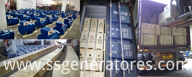 TOP brushless 440V AC 3 phase 80kVA alternator 220V 5kw